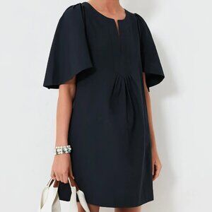 Pomander Place Deep Navy Finley Flutter Sleeve Dress